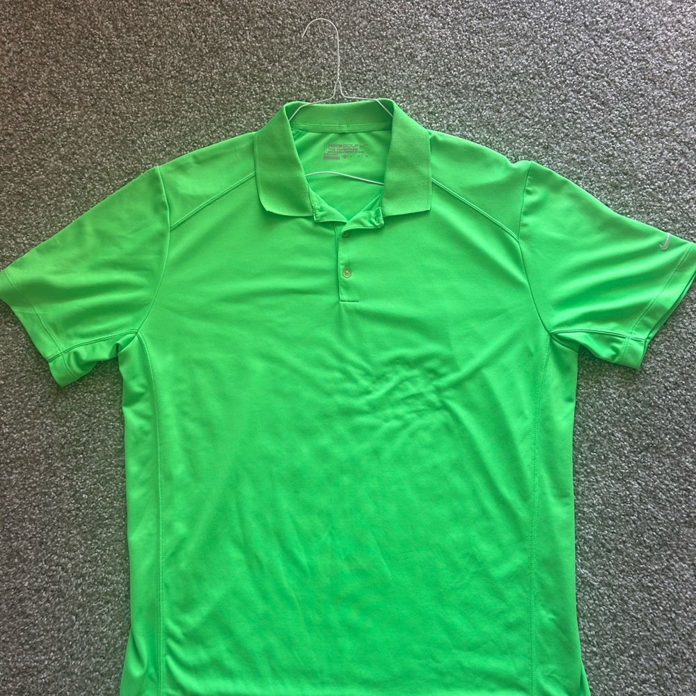 Nike Bright Green Men's Polo Shirt